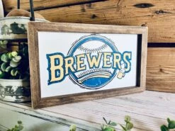 Farmhouse Baseball Wall Art – ‘Brewers’ Sign With Beer Mug And Bat Design, Framed Sports Decor For Man Cave Or Game Room, Wisconsin Fan Gift 10 Farmhouse Baseball Wall Art – ‘Brewers’ Sign With Beer Mug And Bat Design, Framed Sports Decor For Man Cave Or Game Room, Wisconsin Fan Gift -The Farmer’s Wife WI Deals Store 09ae14fd b2d3 47b1 a625 36943a0f380d