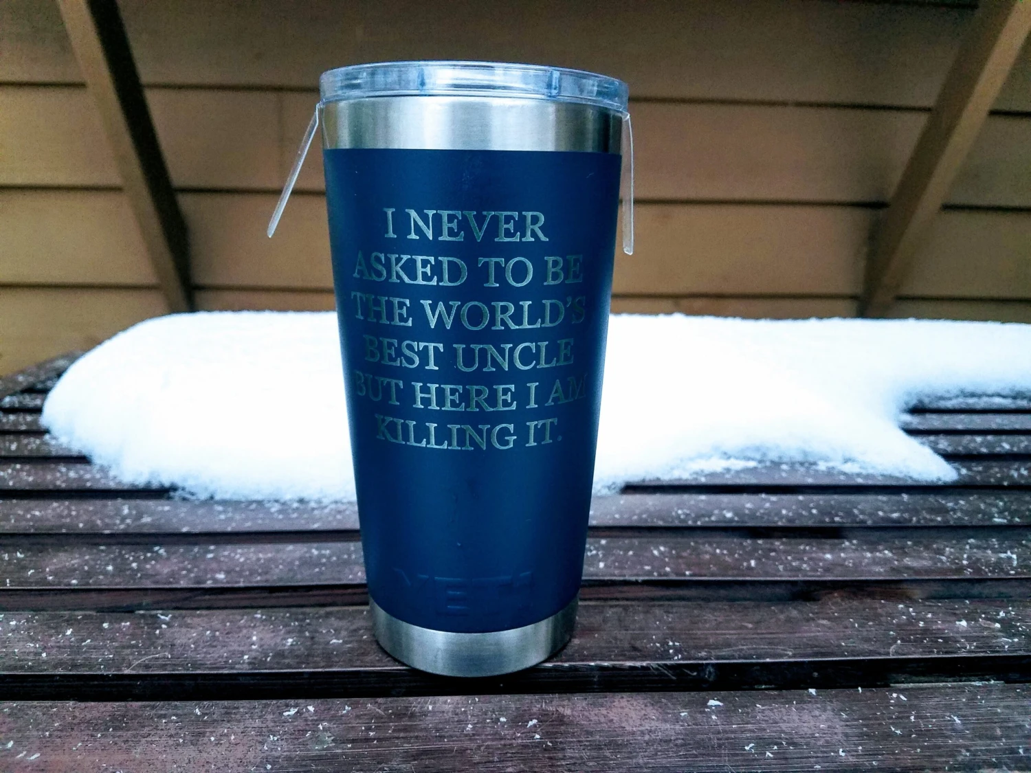 World's Best Uncle Yeti Mug - Here I Am Killing It Engraved Mug 1 World's Best Uncle Yeti Mug - Here I Am Killing It Engraved Mug