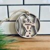 Personalized Sports Ornament | Custom Baseball Player Ornament | Kid's Yearly Christmas Ornament | Christmas Ornament For Kids