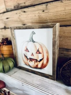 Framed Halloween Jack-o'-Lantern Sign | UV Printed Pumpkin Wall Art | Fall Holiday Decor | Rustic Farmhouse Halloween Sign | 12x12 10 Framed Halloween Jack-o'-Lantern Sign | UV Printed Pumpkin Wall Art | Fall Holiday Decor | Rustic Farmhouse Halloween Sign | 12x12 -The Farmer’s Wife WI Deals Store 19293be9 48c2 4e28 abce ed522fd61edc