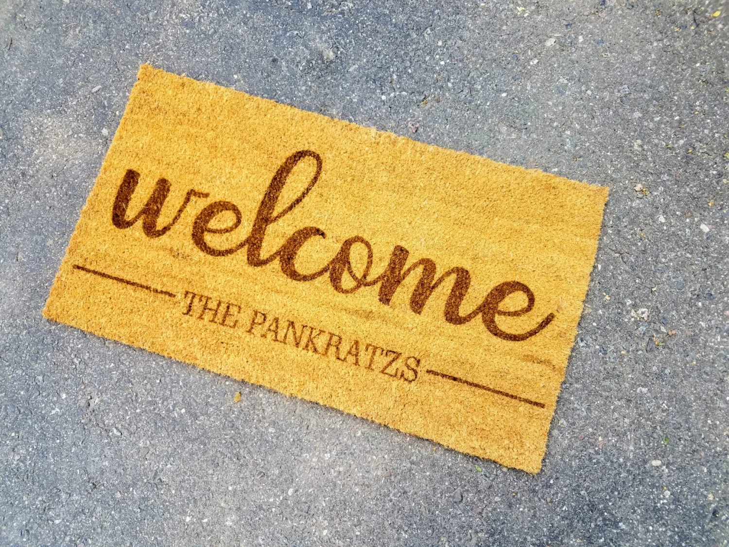 Personalized Welcome Door Mat 2 Personalized Welcome Door Mat - Image 2