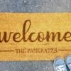 Personalized Welcome Door Mat