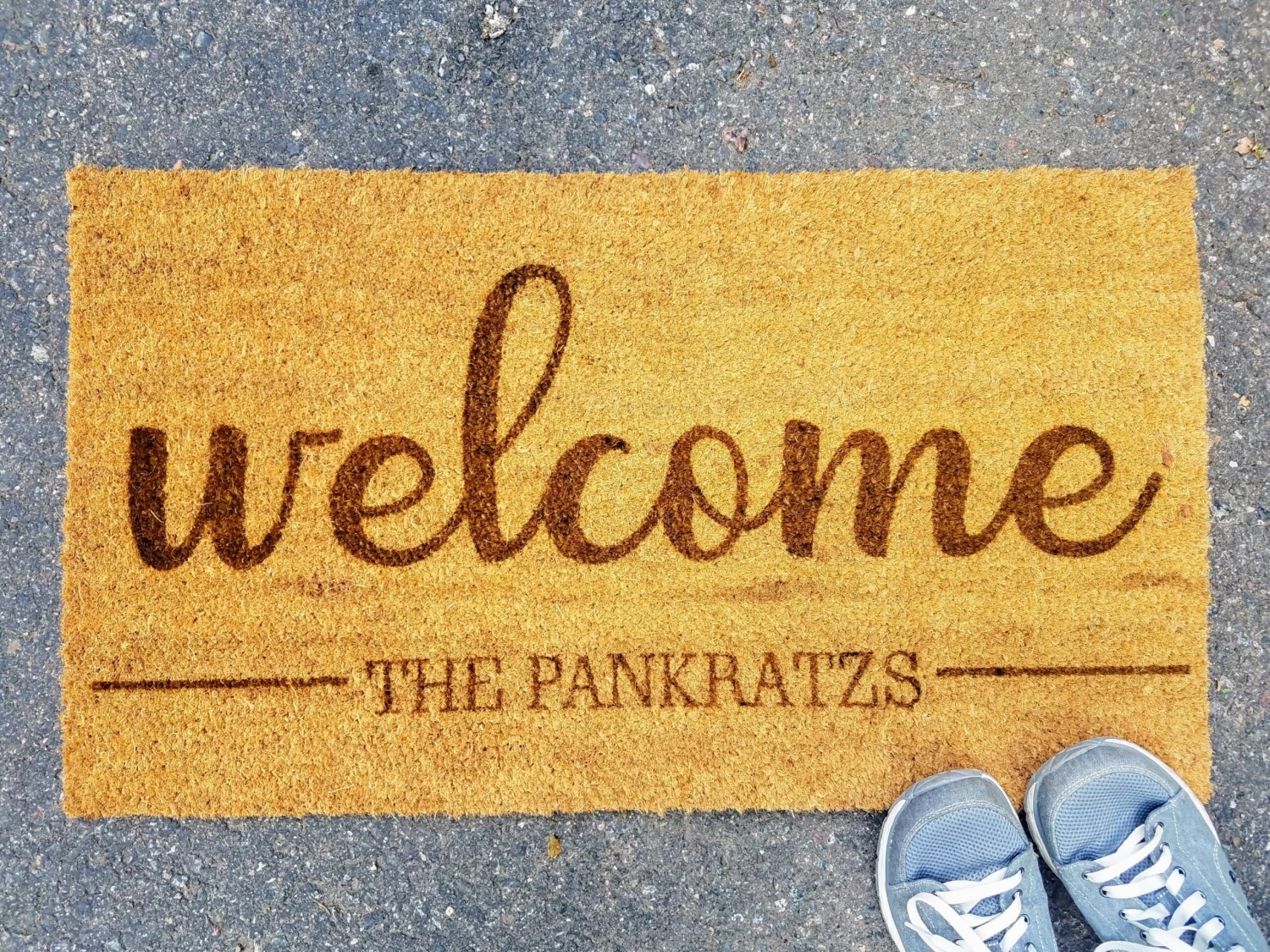 Personalized Welcome Door Mat 1 Personalized Welcome Door Mat