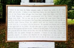 Handmade Custom Sign | Catholic Nicene Creed Prayer
