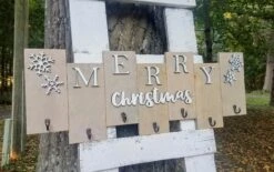 Merry Christmas 3-D Wooden Stocking Holder -The Farmer’s Wife WI Deals Store 20180923 173102