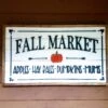 Fall Market Laser Cut Home Decor Sign With 3-D Lettering