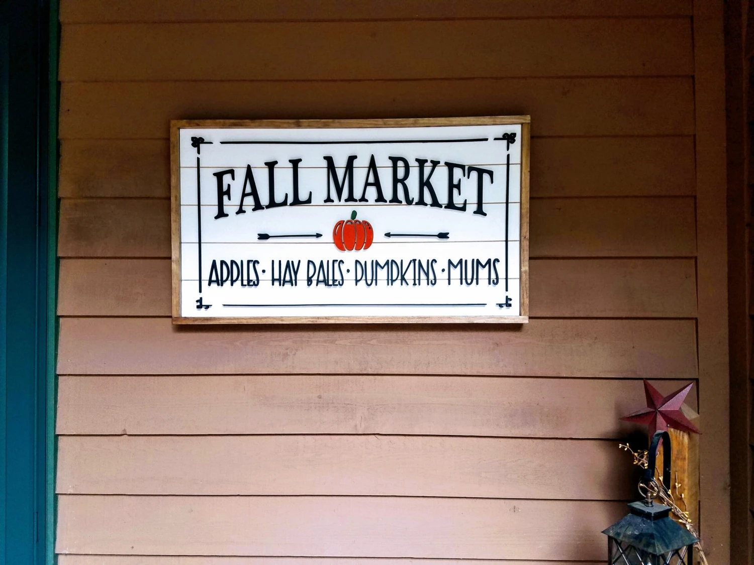 Fall Market Laser Cut Home Decor Sign With 3-D Lettering 3 Fall Market Laser Cut Home Decor Sign With 3-D Lettering - Image 3