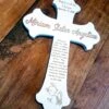 Personalized Baptismal Gift | Personalized Wood Cross