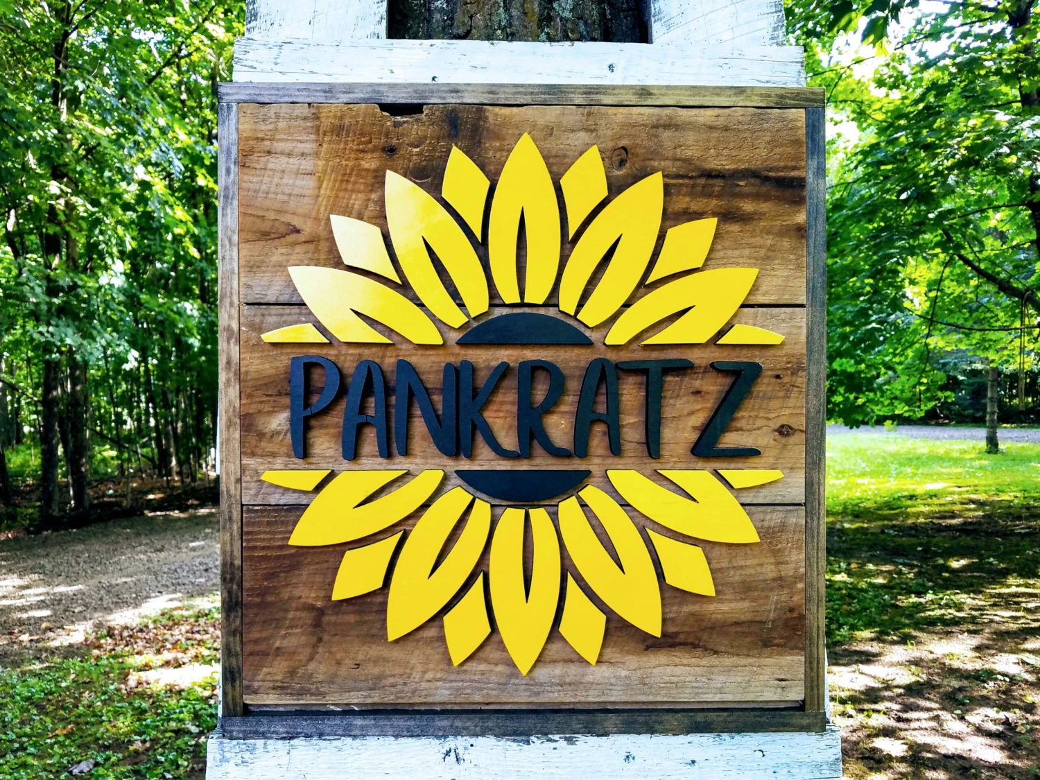 Sunflower Barn Board Sign | Handmade Custom Sign | Last Name Sign | Summer Home Decor 1 Sunflower Barn Board Sign | Handmade Custom Sign | Last Name Sign | Summer Home Decor