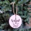 Farmhouse Christmas Ornament | Personalized Kid's Wood Christmas Ornament | Unicorn