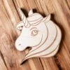 DIY Unicorn Wood Cutout Paint Kit | Unicorn Paint Kit | Kids Paint Kit