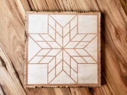 DIY Barn Quilt Wood Cutout Paint Kit | Barn Quilt Paint Kit | Kids Paint Kit