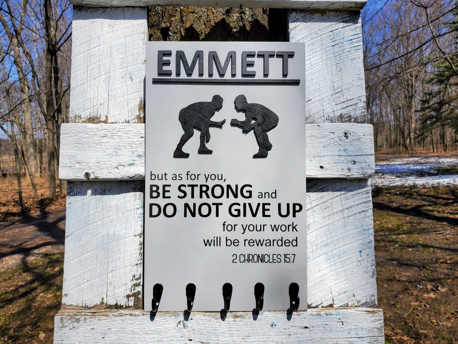 Sport Medal Display With Child's Name | Personalized 3D Cutout Sports Sign 4 Sport Medal Display With Child's Name | Personalized 3D Cutout Sports Sign - Image 4