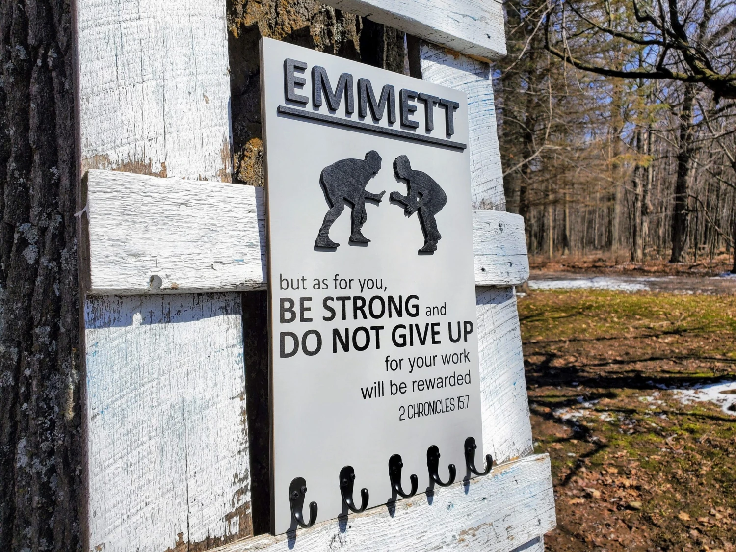 Sport Medal Display With Child's Name | Personalized 3D Cutout Sports Sign 2 Sport Medal Display With Child's Name | Personalized 3D Cutout Sports Sign - Image 2