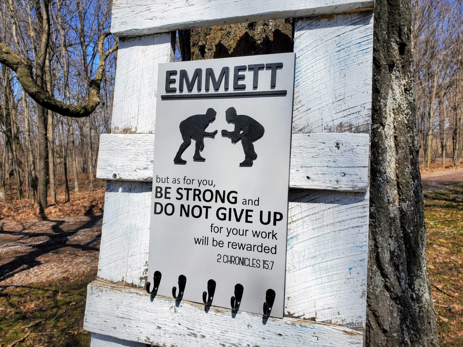 Sport Medal Display With Child's Name | Personalized 3D Cutout Sports Sign 3 Sport Medal Display With Child's Name | Personalized 3D Cutout Sports Sign - Image 3