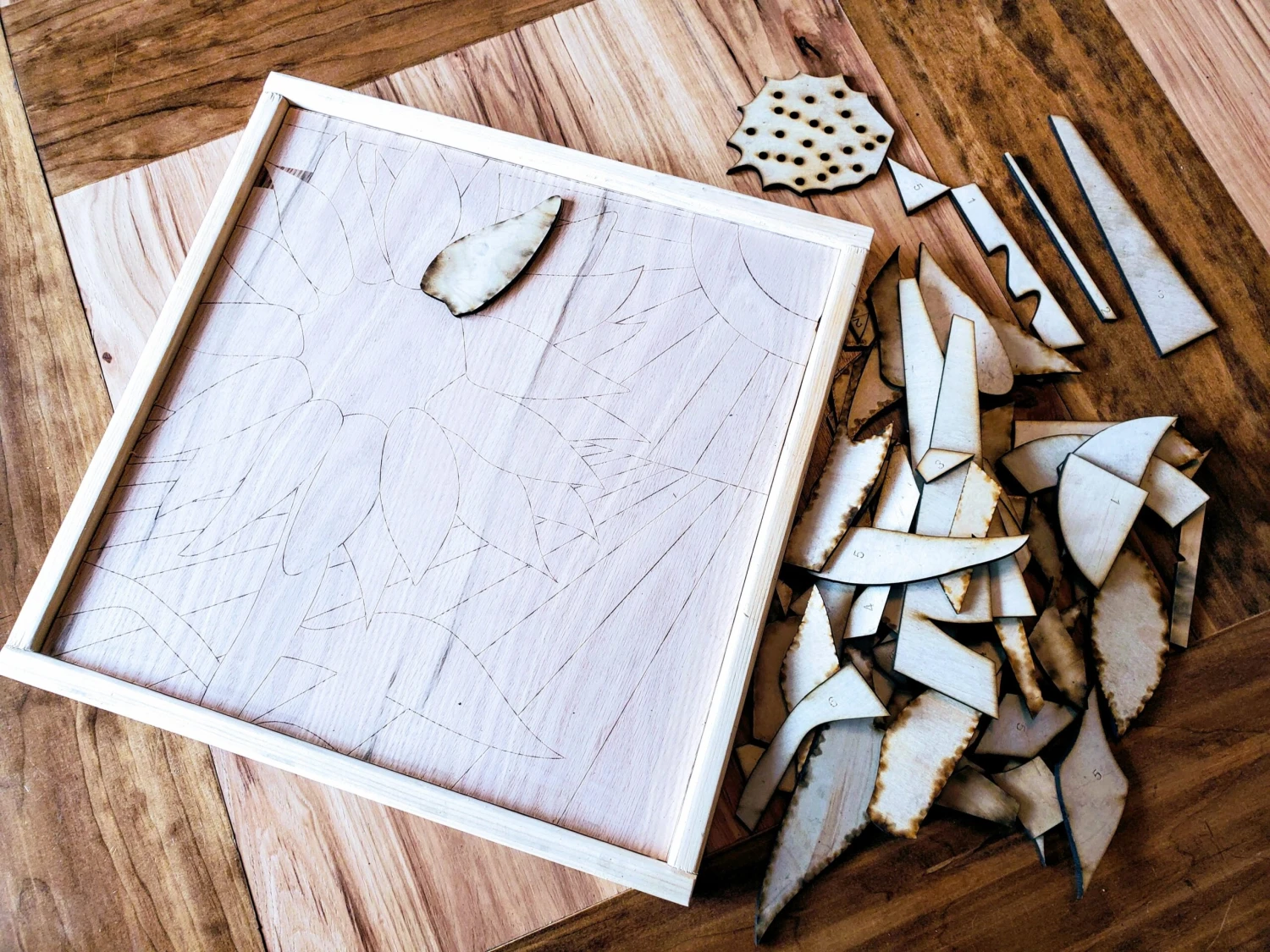 DIY Wood Sunflower Sign | DIY Raised Puzzle Sign 2 DIY Wood Sunflower Sign | DIY Raised Puzzle Sign - Image 2