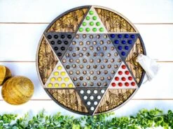 Chinese Checkers Board With Marbles | Fun Gifts | Board Games