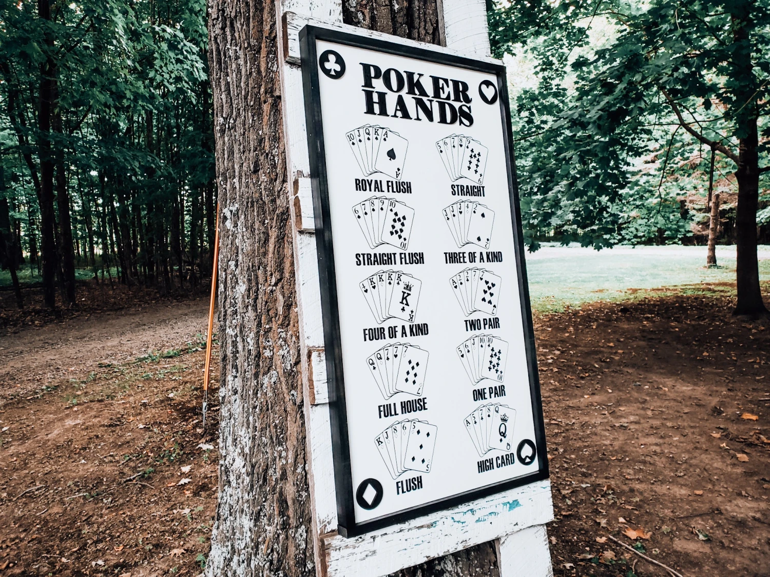 Poker Sign | Poker Hands | Poker Room Decor | Poker Hands Wall Art 2 Poker Sign | Poker Hands | Poker Room Decor | Poker Hands Wall Art - Image 2