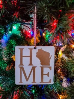 Wisconsin Christmas Ornament | Home Ornament 8 Wisconsin Christmas Ornament | Home Ornament -The Farmer’s Wife WI Deals Store 20201031 142840