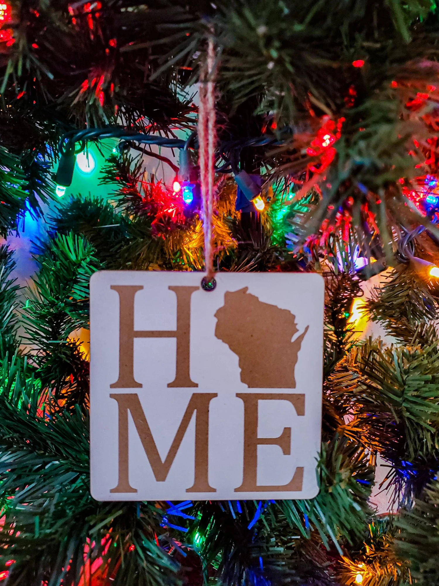 Wisconsin Christmas Ornament | Home Ornament 3 Wisconsin Christmas Ornament | Home Ornament - Image 3