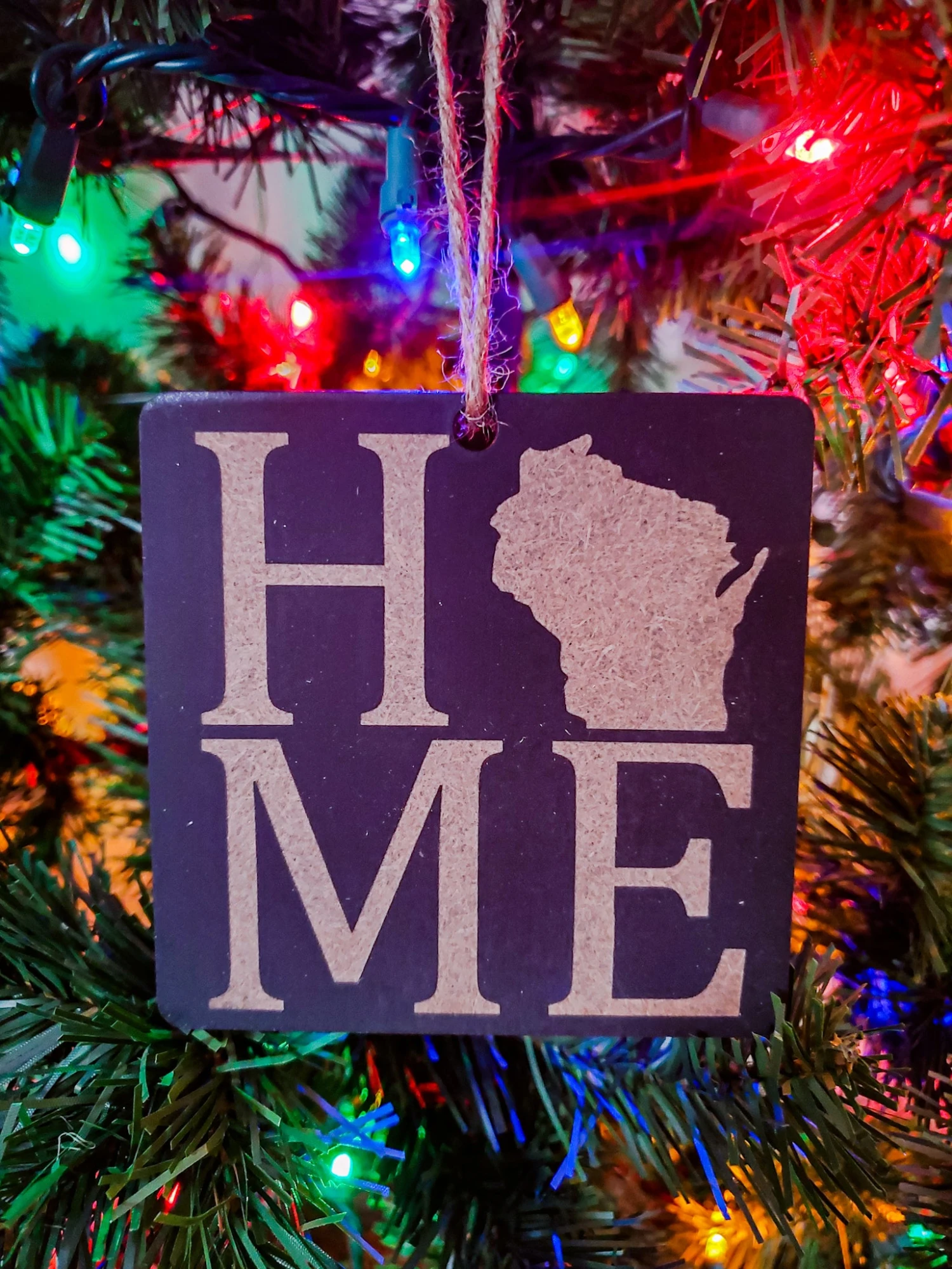 Wisconsin Christmas Ornament | Home Ornament 2 Wisconsin Christmas Ornament | Home Ornament - Image 2