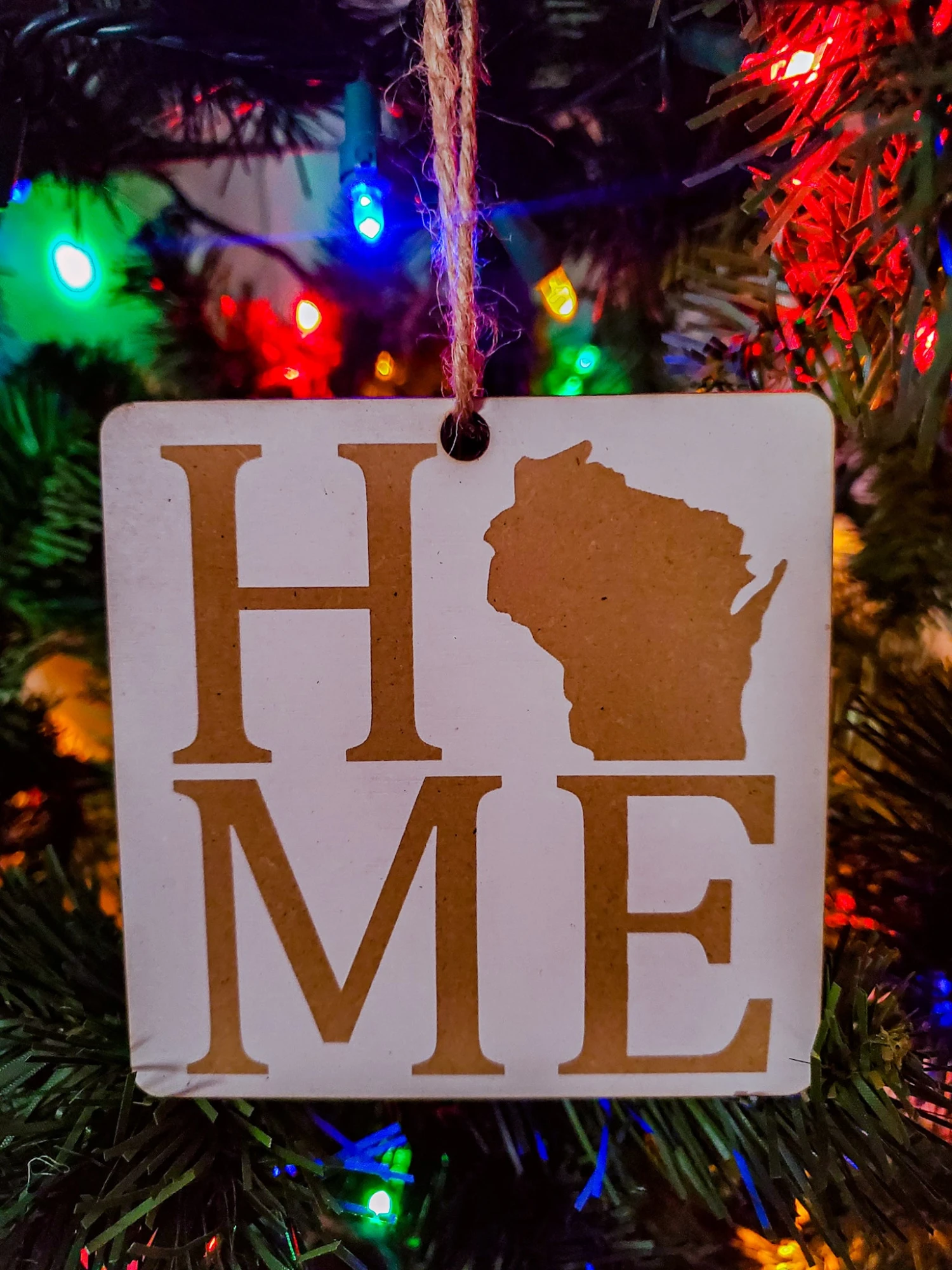 Wisconsin Christmas Ornament | Home Ornament 4 Wisconsin Christmas Ornament | Home Ornament - Image 4