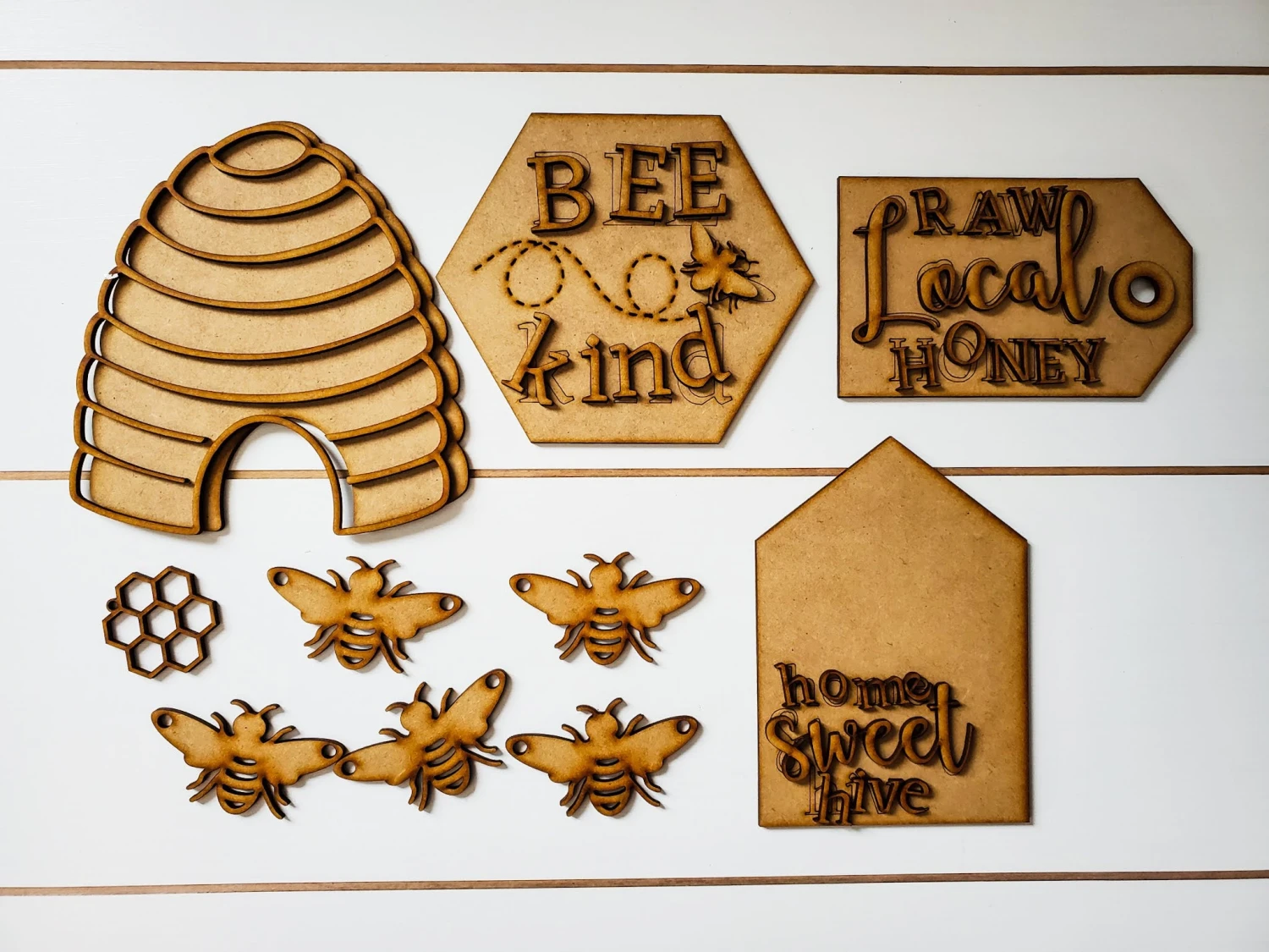 Honey Bee Tiered Tray Decor | Summer Tiered Tray Decor | Tiered Tray Decor Bundle | Tiered Tray Signs | Tiered Tray DIY Kit 3 Honey Bee Tiered Tray Decor | Summer Tiered Tray Decor | Tiered Tray Decor Bundle | Tiered Tray Signs | Tiered Tray DIY Kit - Image 3