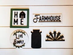 Tiered Tray Decor Farmhouse | Tiered Tray Decor | Tiered Tray Decor Bundle | Tiered Tray Signs | Tiered Tray DIY Kit