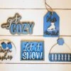 Tiered Tray Decor Winter | Tiered Tray Decor | Tiered Tray Decor Bundle | Tiered Tray Signs | Tiered Tray DIY Kit