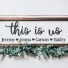 This Is Us Sign | Farmhouse Family Name Sign