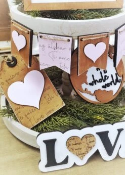 Mi Amor Tiered Tray Decor Mini Signs | Tiered Tray Decor | Tiered Tray Decor Bundle | Tiered Tray Signs | Tier Tray DIY Kit -The Farmer’s Wife WI Deals Store 20211208 154708 01