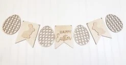 Easter Christian Banner | Easter Decor | Mantel Decor | Wooden Banner -The Farmer’s Wife WI Deals Store 20220112 171300 01