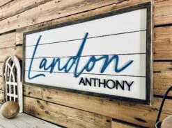 Personalized Nursery Name Sign – Custom Wood Baby Name Sign With First And Middle Name – Farmhouse Wall Decor For Boys Room Or Baby Shower Gift 11 Personalized Nursery Name Sign – Custom Wood Baby Name Sign With First And Middle Name – Farmhouse Wall Decor For Boys Room Or Baby Shower Gift -The Farmer’s Wife WI Deals Store 20662e93 cc62 4d85 8a43 c425a5815ff0