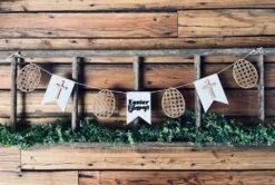 Easter Christian Banner | Easter Decor | Mantel Decor | Wooden Banner