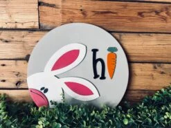 Easter Bunny DIY Sign Kit | DIY Paint Party Set | Spring Round Door Hanger Sign -The Farmer’s Wife WI Deals Store 273454616 458457835960881 1458008384975154066 n