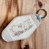 Wisconsin Love Motel Key Keychain