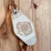 Wisconsin Mandala Motel Key Keychain