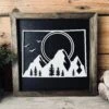 Colorado Wall Art | Colorado Mountain Wood Sign