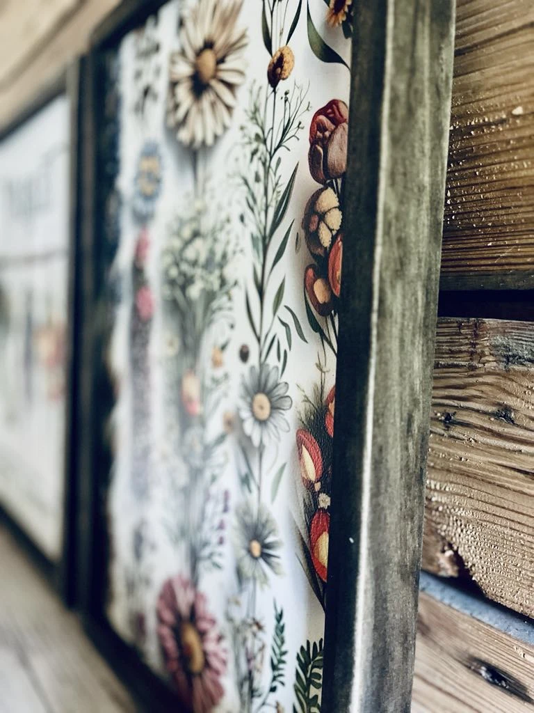 Vintage Flower Market Sign Set – Wildflower Wall Art – Botanical Framed Prints – Garden-Inspired Farmhouse Decor – UV Printed Wood Signs 11 Vintage Flower Market Sign Set – Wildflower Wall Art – Botanical Framed Prints – Garden-Inspired Farmhouse Decor – UV Printed Wood Signs - Image 11
