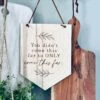 Engraved Maple Wood Inspirational Sign - Rustic Home Decor With Motivational Quote - Hanging Wall Art Gift Idea