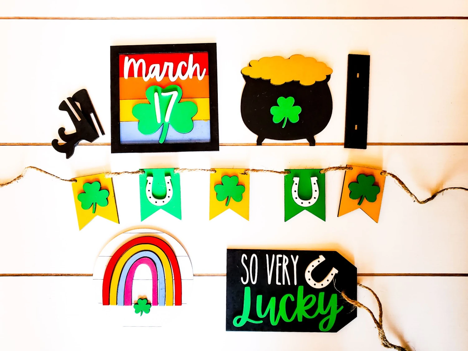 St. Patrick's Day Tiered Tray Decor | St. Patty's Day Tiered Tray Decor | Tiered Tray Decor Bundle | Tiered Tray Signs | Tiered Tray DIY Kit 1 St. Patrick's Day Tiered Tray Decor | St. Patty's Day Tiered Tray Decor | Tiered Tray Decor Bundle | Tiered Tray Signs | Tiered Tray DIY Kit