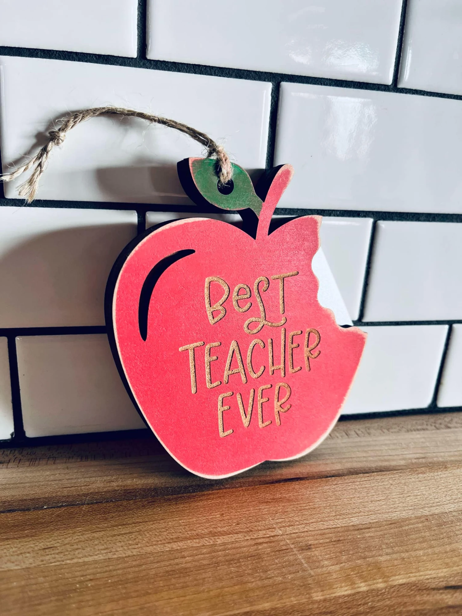 Gift Card Holder Ornament | Teacher Apple Thank You Gift | Teacher Appreciation Gift | Best Teacher Ever 2 Gift Card Holder Ornament | Teacher Apple Thank You Gift | Teacher Appreciation Gift | Best Teacher Ever - Image 2