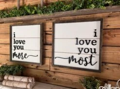 I Love You More...I Love You Most | Farmhouse Mini Sign Set | Raised Lettering 10 I Love You More...I Love You Most | Farmhouse Mini Sign Set | Raised Lettering -The Farmer’s Wife WI Deals Store 306043641 647298729956273 773598932818782587 n