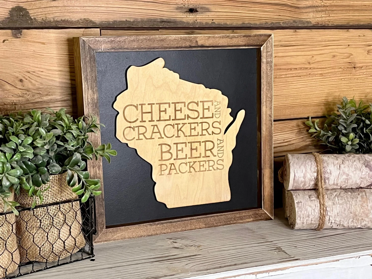 Wisconsin Art | Wisconsin Packers Sign | Wisconsin Home Decor | Wisconsin Gifts 3 Wisconsin Art | Wisconsin Packers Sign | Wisconsin Home Decor | Wisconsin Gifts - Image 3