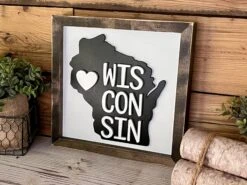 Wisconsin Art | Wisconsin With Heart Sign | Wisconsin Home Decor | Wisconsin Gifts 14 Wisconsin Art | Wisconsin With Heart Sign | Wisconsin Home Decor | Wisconsin Gifts -The Farmer’s Wife WI Deals Store 310827288 620120309590301 5447871003416106753 n
