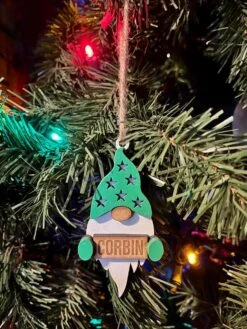 Personalized Gnome Christmas Ornament | Personalized Kid's Christmas Ornament | Gnome Oranment -The Farmer’s Wife WI Deals Store 316405607 435619175399798 2895626710001868870 n