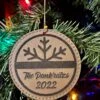 Yearly Family Ornament | Leather Ornament