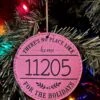 New House Ornament | Leather Ornament | Zip Code Ornament | House Number Ornament