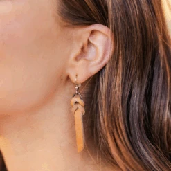 Handcrafted Full-Grain Leather Braided Earrings: Natural 10 Handcrafted Full-Grain Leather Braided Earrings: Natural -The Farmer’s Wife WI Deals Store 339bbcc74072e8e2ed1ff3f09004dc5e674f6faac41136930b01d2b3fa42d75e