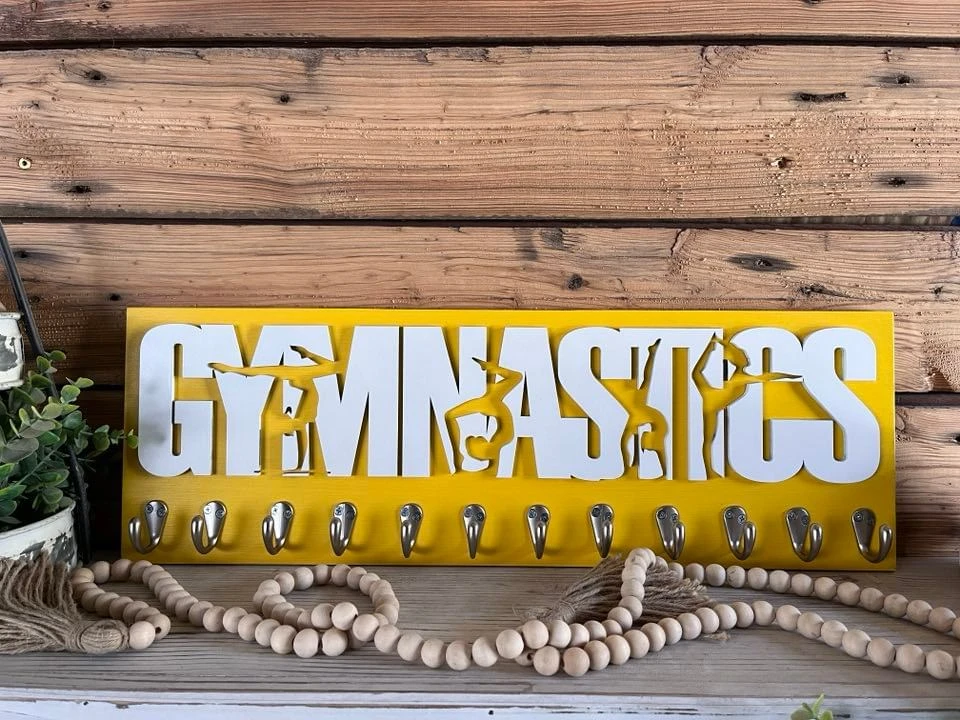 Gymnastics Medal Holder | Sports Medal Hanger | Gymnastics Medal Rack 1 Gymnastics Medal Holder | Sports Medal Hanger | Gymnastics Medal Rack